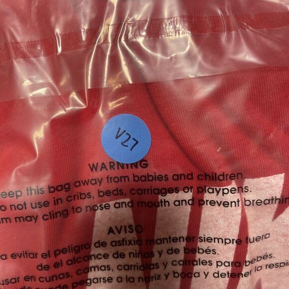 Vintage Nike T Shirt Adult Large Red Logo Swoosh Graphic 90s Made in USA - Picture 10 of 10